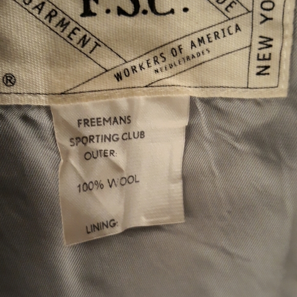 FREEMANS SPORTING CLUB Brown Tweed Mens Sz XL Vest - Picture 6 of 7